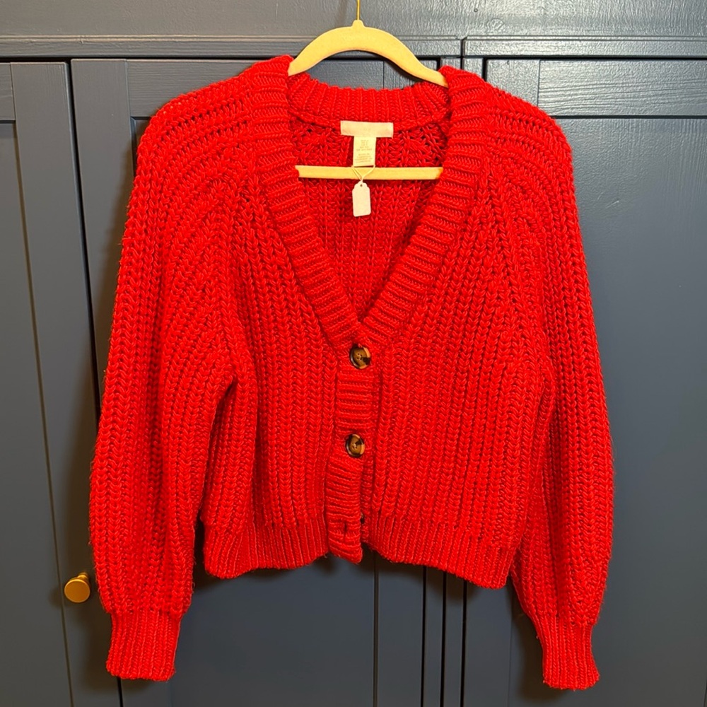 H&M Rib-Knit Cardigan